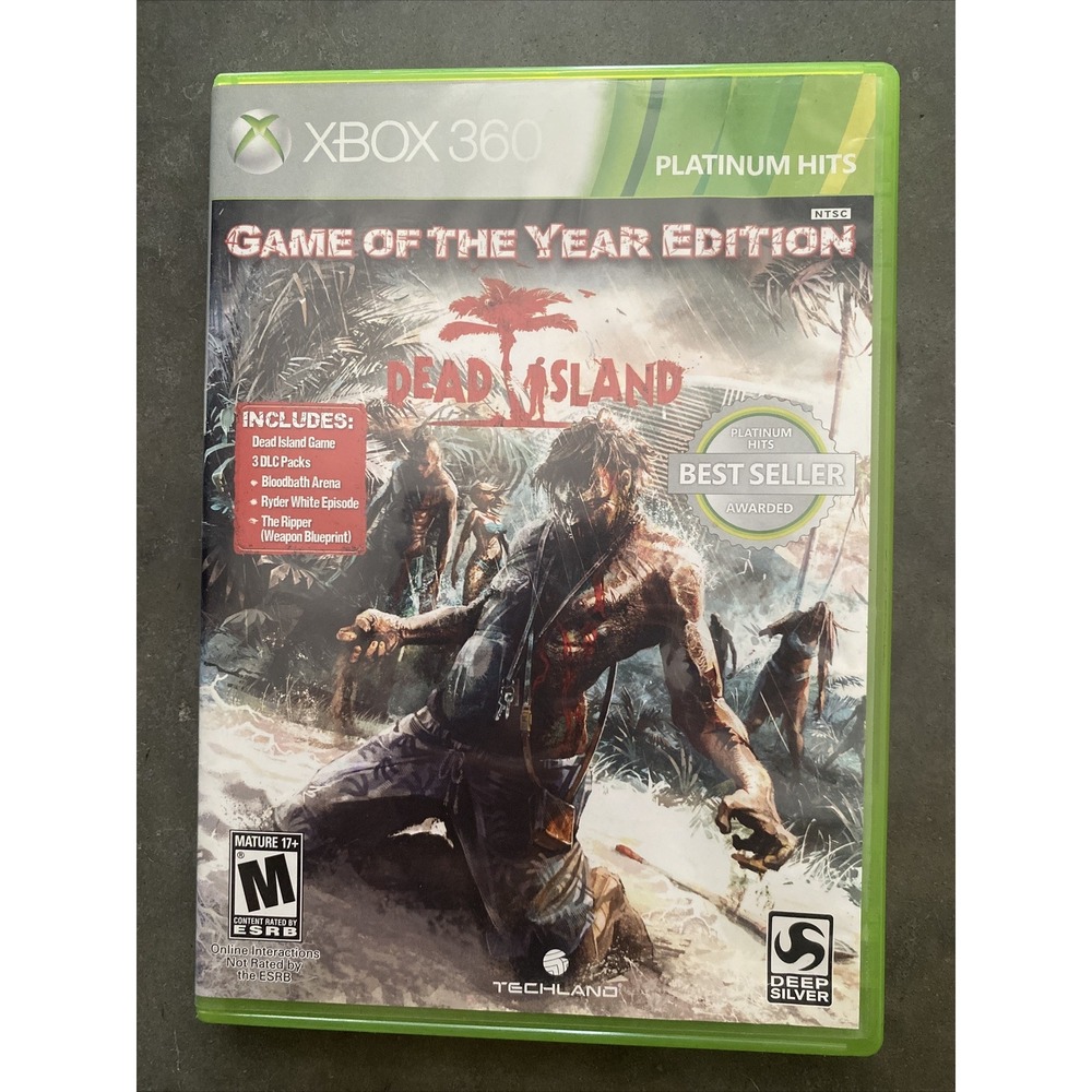 Dead Island GOTY Edition Platinum Hits (Microsoft Xbox 360) *No Manual* Tested‎